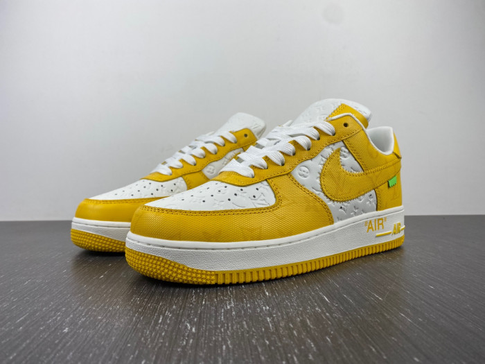 l**isV*t*n x nike air force lv yellow 20230213