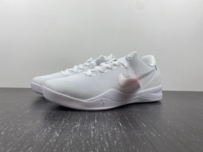 nike kobe 8 protro “triple white” fj9364-100