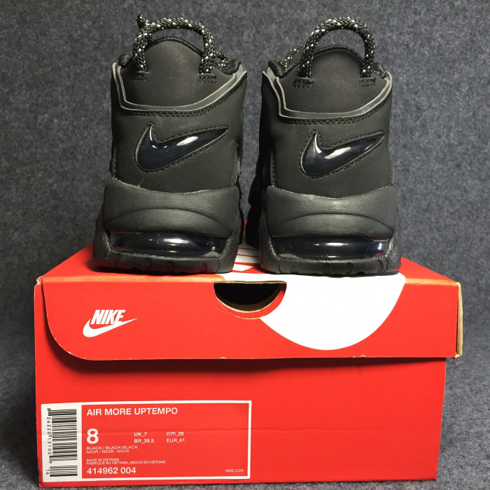 nike air more uptempo triple black 414962-004