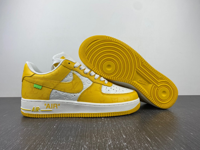 l**isV*t*n x nike air force lv yellow 20230213