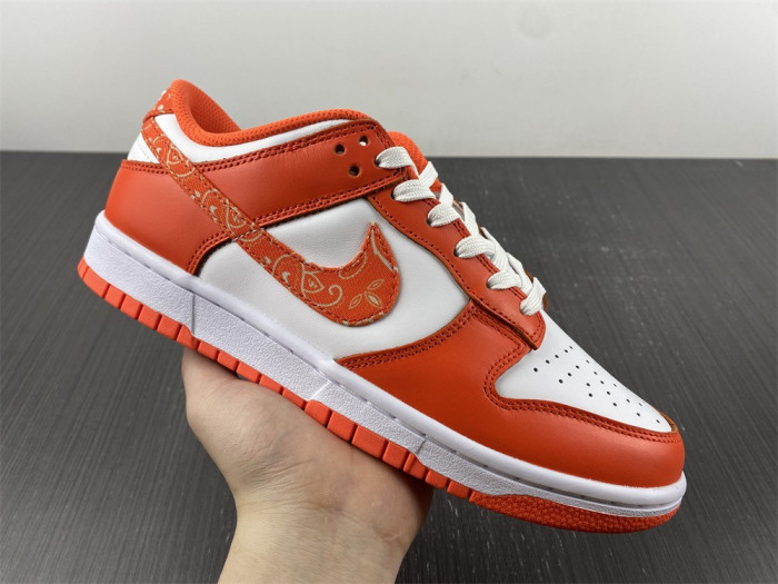 nike dunk low “orange paisley” dh4401-103