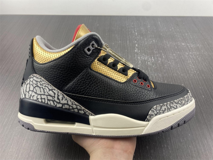air jordan 3 wmns “black gold” ck9246-067