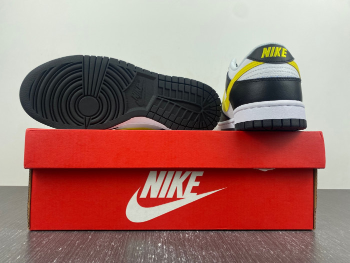 nike dunk low “black/yellow” fq2431-001