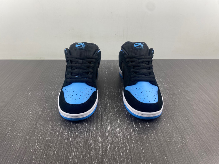 nike sb dunk low black university blue 304292-048