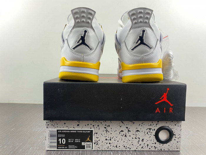 air jordan 4 “vivid sulfur” aq9129-101