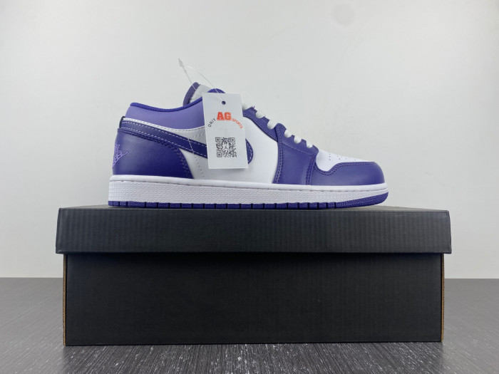 air jordan 1 low sky j light purple-white 553558-515