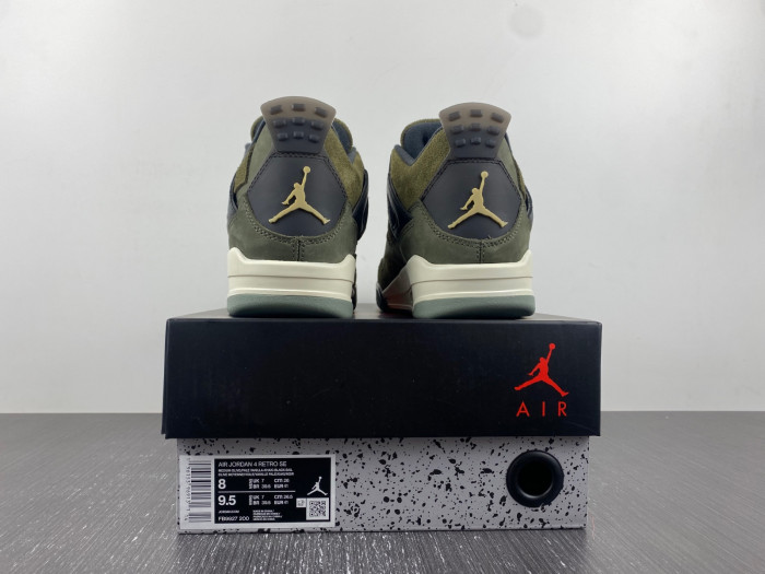air jordan 4 craft “medium olive” fb9927-200