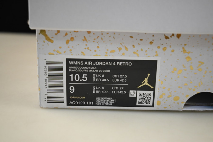 air jordan 4 “vivid sulfur” aq9129-101