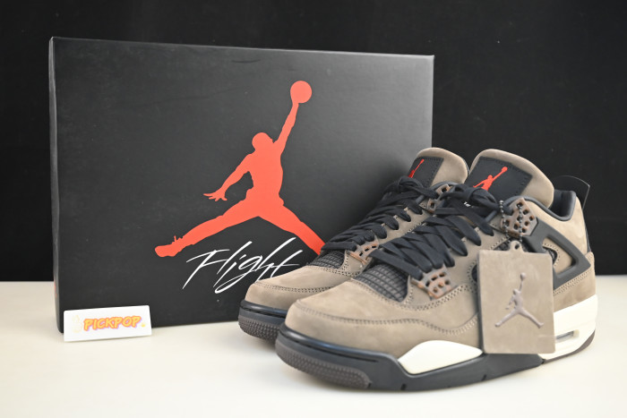 travis scott x air jordan 4 retro brown aj4-0610