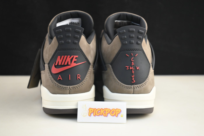 travis scott x air jordan 4 retro brown aj4-0610