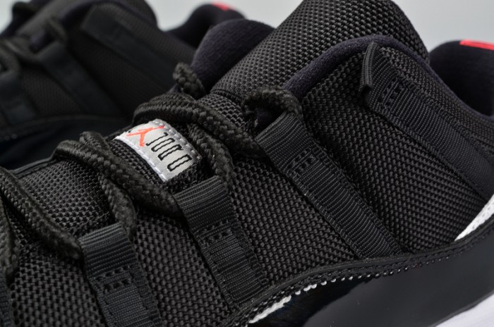 air jordan 11 retro low "infrared 23" black mens 528895-023