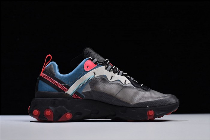 nike react element 87 blue chill solar red aq1090-006