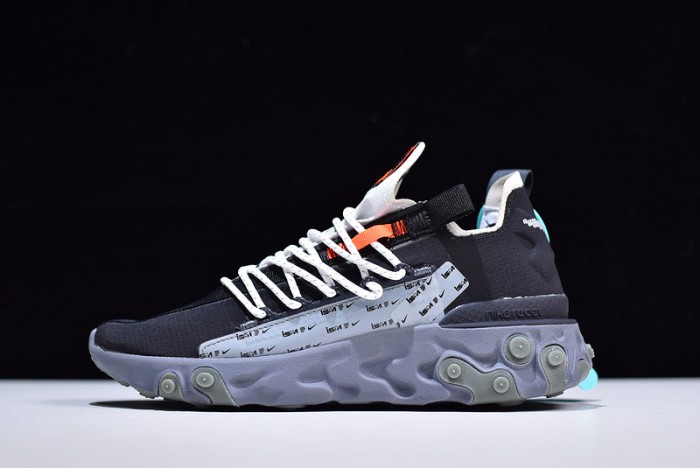nike react wr ispa black grey ar8555-001