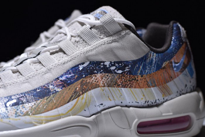 nike mens air max 95 graphic prints "dave white" 872640-200