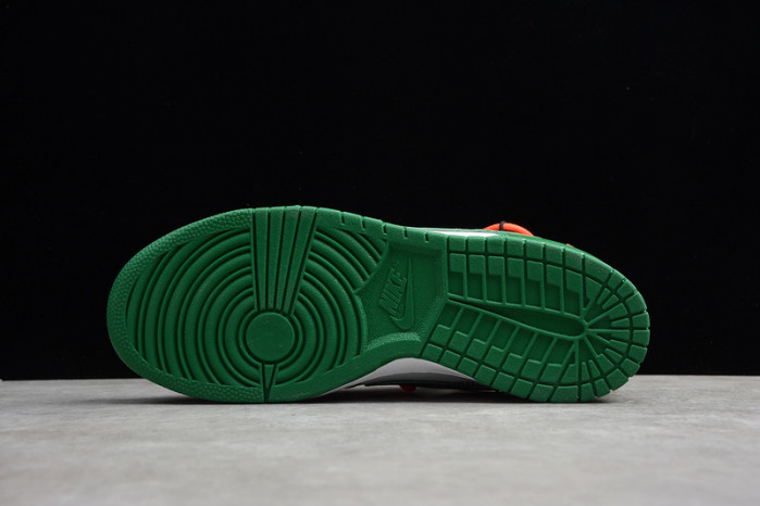 off-w x nike dunk low pine green ct0856-100