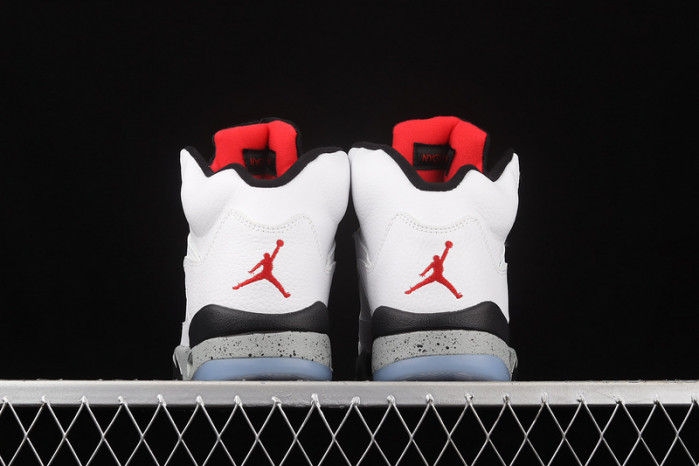 air jordan 5 retro "white cement" mens 136027-104