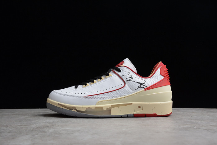 air jordan 2 low sp white red dj4375-106