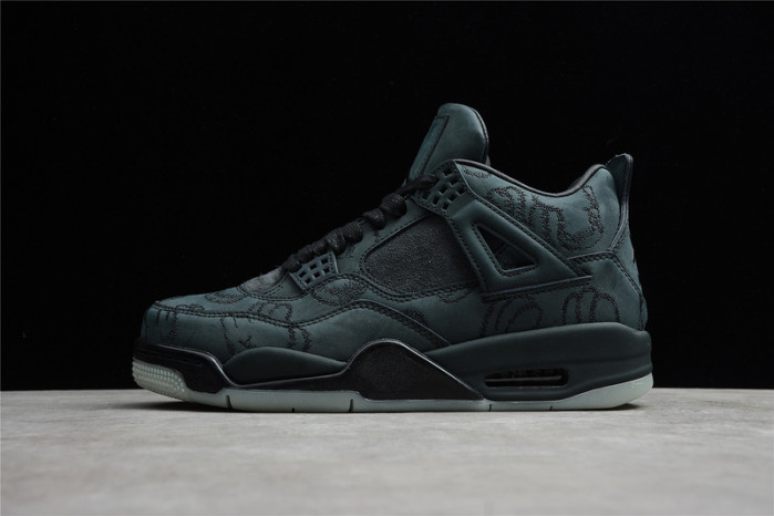 nike air jordan 4 retro kaws black 930155-001