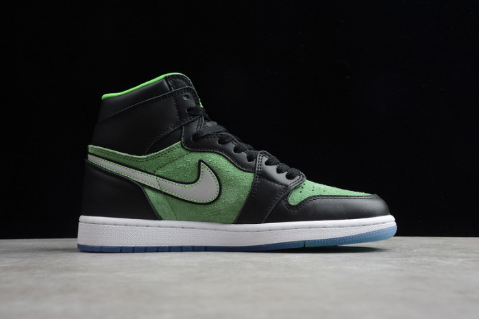 air jordan 1 high zoom “rage green” ck6637- 002