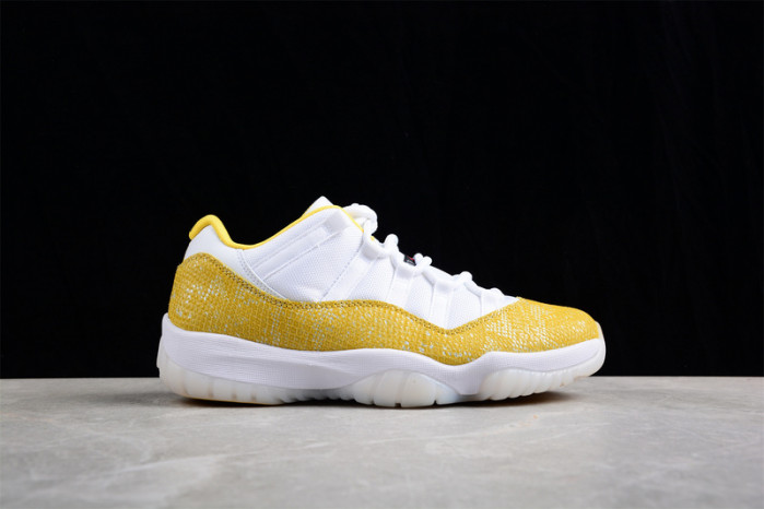 air jordan 11 low wmns “yellow snakeskin” ah7860-107