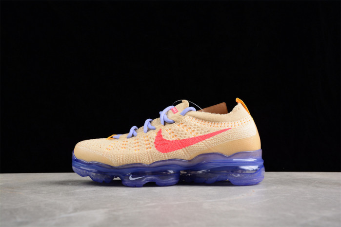 nike air vapormax 2023 flyknit pale vanilla sea coral dv6840-200