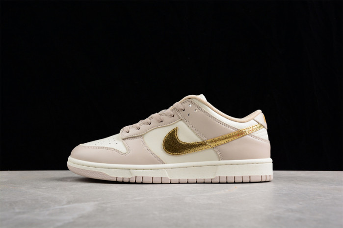 nike dunk low phantom metallic gold dx5930-001