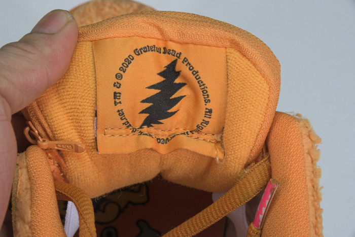 grateful dead x nike sb dunk low“ orange bear” cj5378 800