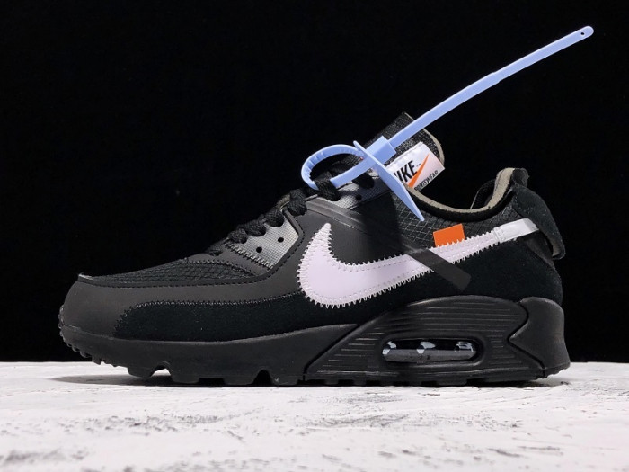 ow nike air max 90 black aa7293-001