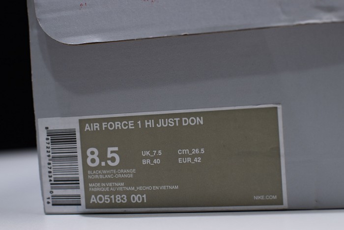 nike air force 1 high “just do it” print ao5183-001