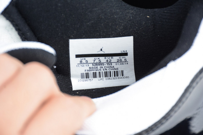 air jordan 11 retro low "concord" black/ white mens 528895-153