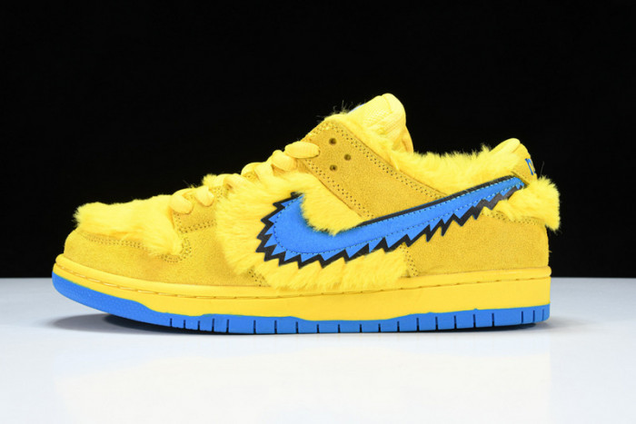 grateful dead x nike sb dunk low“ yellow bear” cj5378-700