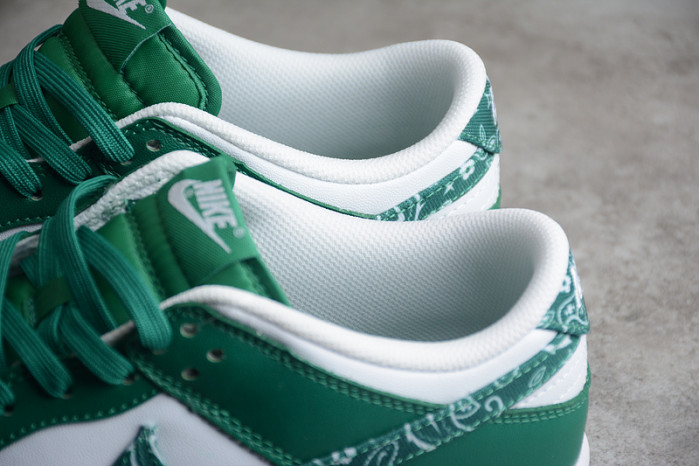nike dunk low essential paisley pack green dh4401-102