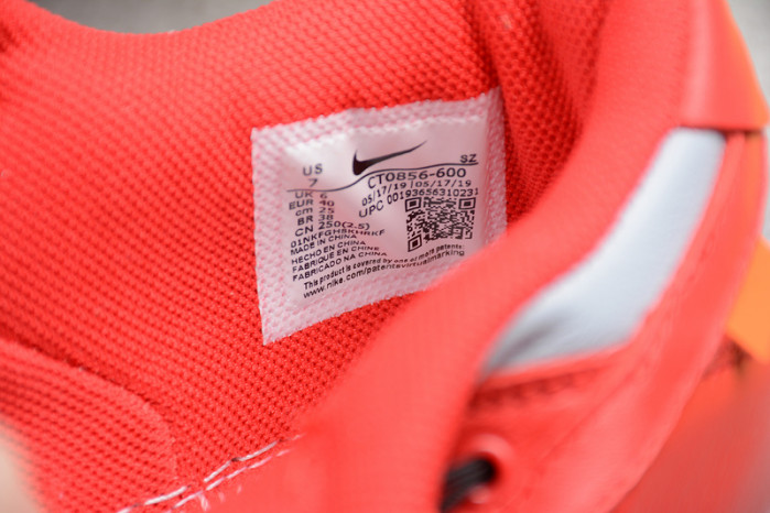 off-w x nike dunk low university red ct0856-600