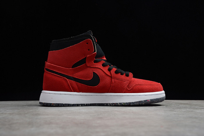air jordan 1 high zoom air cmft red suede ct0978-600