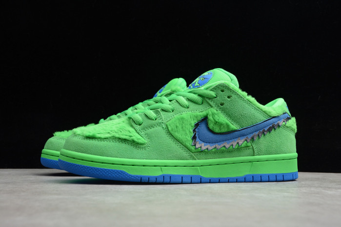 grateful dead x nike sb dunk low“ green bear” cj5378-300