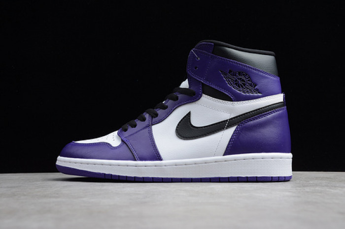 air jordan 1 aj1 court purple white 555088-500