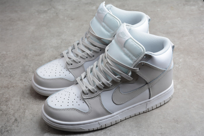 nike dunk high retro white vast grey （2021）dd1399-100