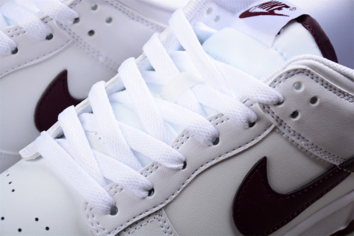 nike dunk low retro white night maroon dv0831-102