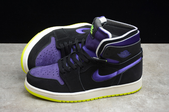 air jordan 1 high zoom air cmft black court purple lemon venom ct0979-001