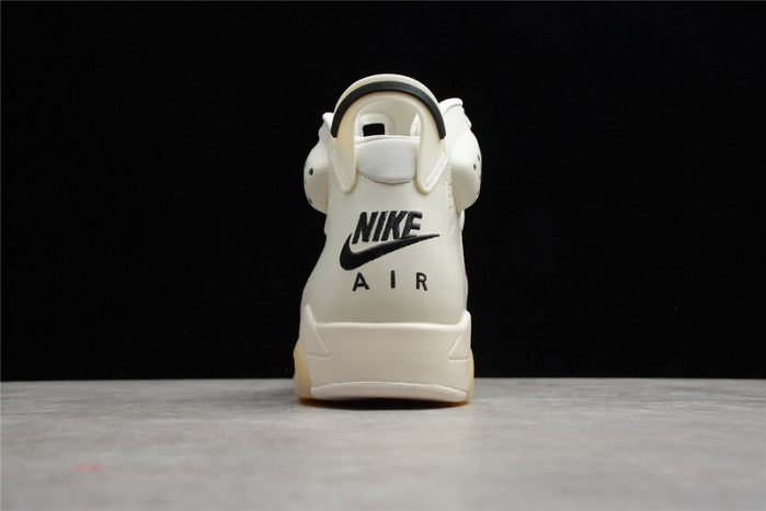 air jordan 6 retro quai54 sail black cz4152-101