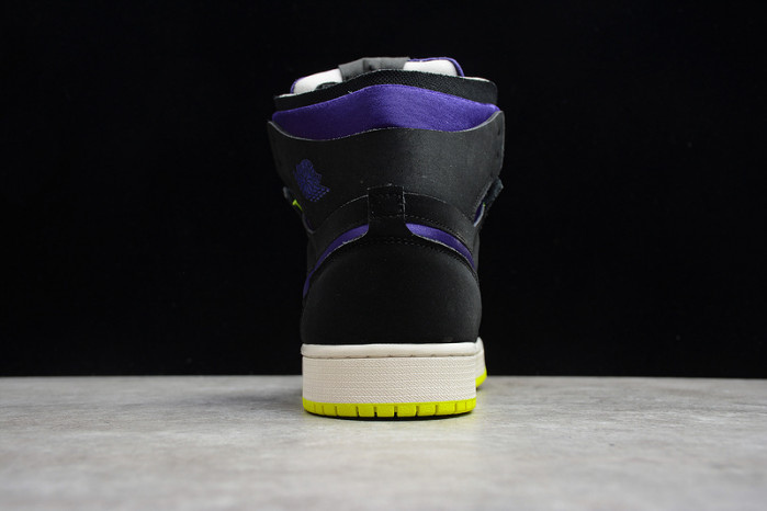 air jordan 1 high zoom air cmft black court purple lemon venom ct0979-001