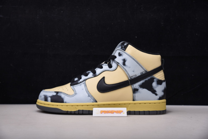 nike dunk high 1985 black acid wash