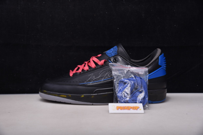 air jordan 2 retro low sp black blue dj4375-004