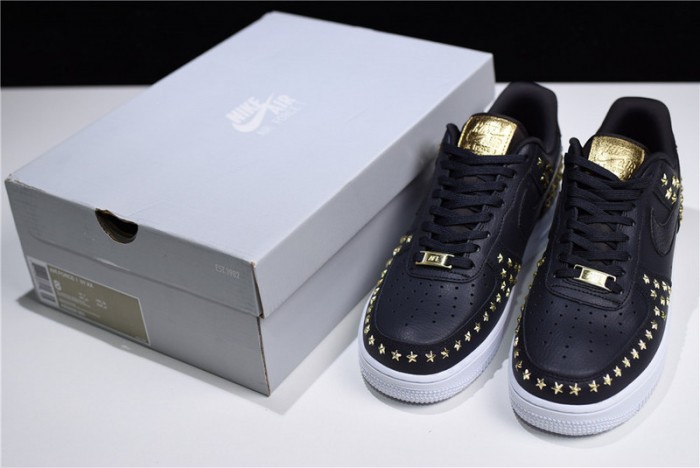 nike air force 1 low stars black ar0639-001