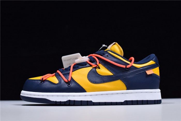 off-w x nike dunk low michigan ct0856-700