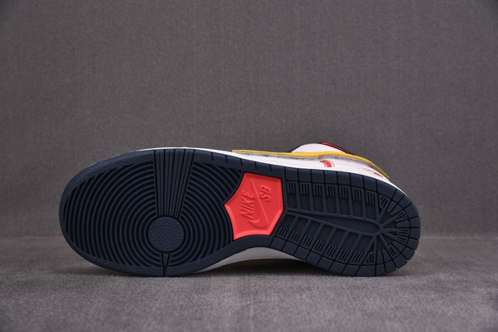 gundam x nik sb dunk high project unicorn dh7717-100