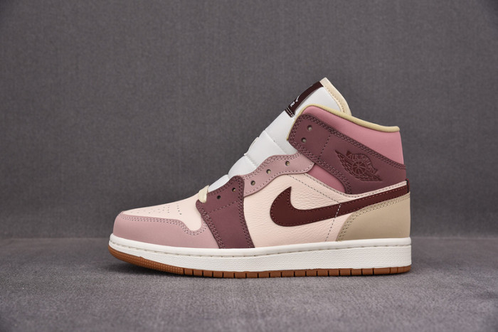 air jordan 1 mid se dark pony smoky mauve do7440-821