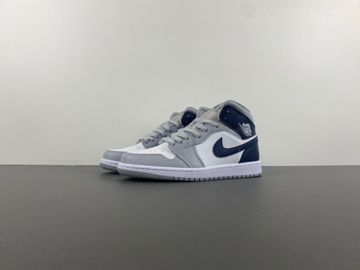air jordan 1 mid wolf grey midnight navy dq8426-104