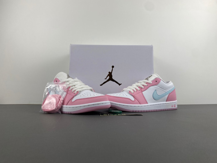 air jordan 1 low se paw print pink foam hm3706-141